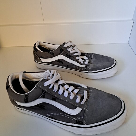Vans Old Skool skate shoes grey, men 7.5, women\'s 9 main image 9